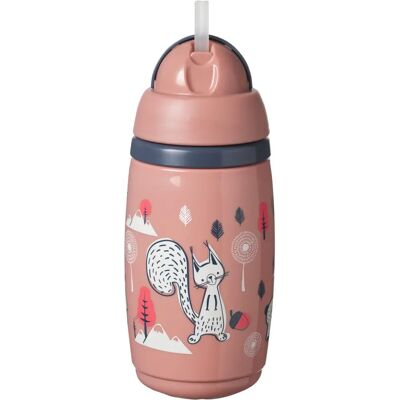 Taza con Pajilla Aislada Rosa de Tommee Tippee para Niños - 266ml Taza con Pajilla Aislada Rosa de Tommee Tippee para Niños - 266ml
