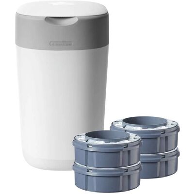 Tommee Tippee Bianco Twist & Click Pannolini - Sistema di Smaltimento Tommee Tippee Bianco Twist & Click Pannolini - Sistema di Smaltimento