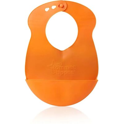 Tommee Tippee Brand Roll'n'Go Baby Bib - Green, Turquoise, Orange - Baby Bibs Tommee Tippee Brand Roll'n'Go Baby Bib - Green, Turquoise, Orange - Baby Bibs
