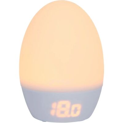 Thermomètre et veilleuse blanc Groegg2 de Tommee Tippee - Numérique & Changeur de couleur Thermomètre et veilleuse blanc Groegg2 de Tommee Tippee - Numérique & Changeur de couleur