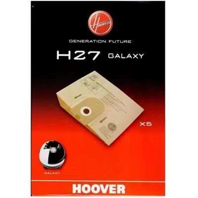 Hoover H27 Stofzuigerzakken - Verpakking van 5 Hoover H27 Stofzuigerzakken - Verpakking van 5