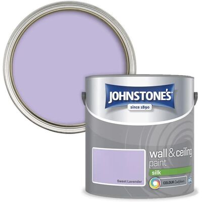 Johnstone's - Silk Emulsion - Sweet Lavender - 2.5L - Paint Johnstone's - Silk Emulsion - Sweet Lavender - 2.5L - Paint