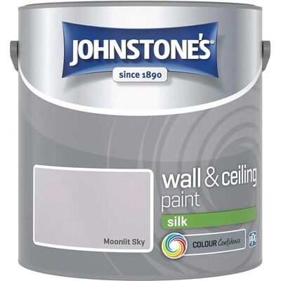 Johnstone's - Silk Emulsion - Moonlit Sky - 2.5l - Paint Johnstone's - Silk Emulsion - Moonlit Sky - 2.5l - Paint