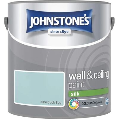 Johnstone's - Johnstones Silk Emulsion Paint - Duck Egg Johnstone's - Johnstones Silk Emulsion Paint - Duck Egg