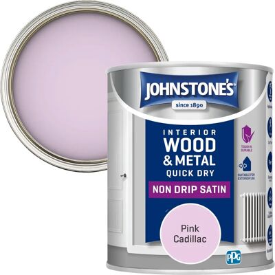 Johnstone's - One Coat Quick Dry Satin - Pink Cadillac - Paint Johnstone's - One Coat Quick Dry Satin - Pink Cadillac - Paint