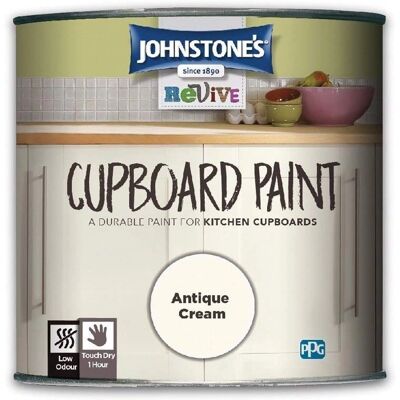 Johnstone's - Revive Cupboard Paint - Antique Cream - Paint Johnstone's - Revive Cupboard Paint - Antique Cream - Paint