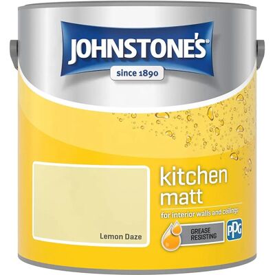 Johnstone's - Kitchen Matt Emulsion - Lemon Daze - Paint Johnstone's - Kitchen Matt Emulsion - Lemon Daze - Paint
