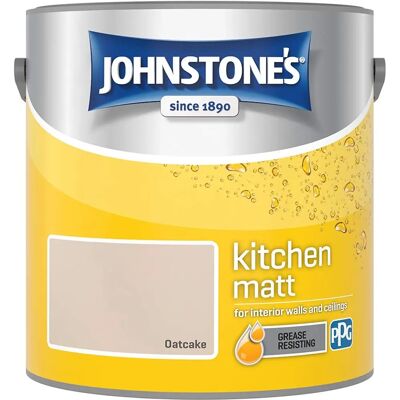 Johnstone's - Kitchen Matt Emulsion Paint - 2.5L - Paint Johnstone's - Kitchen Matt Emulsion Paint - 2.5L - Paint