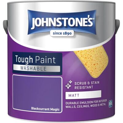 Johnstone's - Washable Matt Emulsion - Blackcurrent - Paint Johnstone's - Washable Matt Emulsion - Blackcurrent - Paint