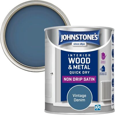 Johnstone's - Interior Quick Dry Satin Paint 750ml - Paint Johnstone's - Interior Quick Dry Satin Paint 750ml - Paint