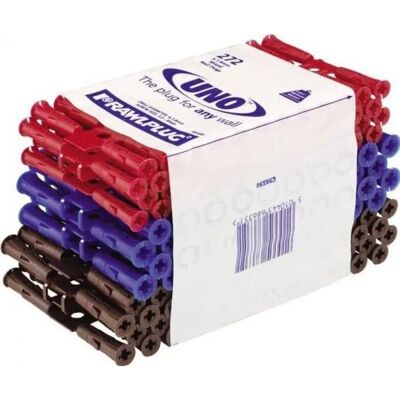 Rawlplug Brand Mixed UNO Plugs Pack 272 + 3 Drills - Plugs and Drill Bits Rawlplug Brand Mixed UNO Plugs Pack 272 + 3 Drills - Plugs and Drill Bits