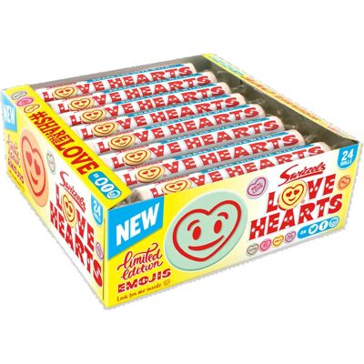 Swizzels Love Hearts - Bonbons - Publicité Swizzels Love Hearts - Bonbons - Publicité