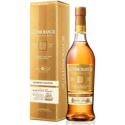 Glenmorangie 12 Ans Fût Sauternes - Whisky Simple Écossais - Publicité Glenmorangie 12 Ans Fût Sauternes - Whisky Simple Écossais - Publicité