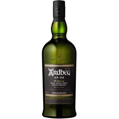 Ardbeg AN OA 1L Whisky Single Malt Coffret Cadeau - Publicité Ardbeg AN OA 1L Whisky Single Malt Coffret Cadeau - Publicité
