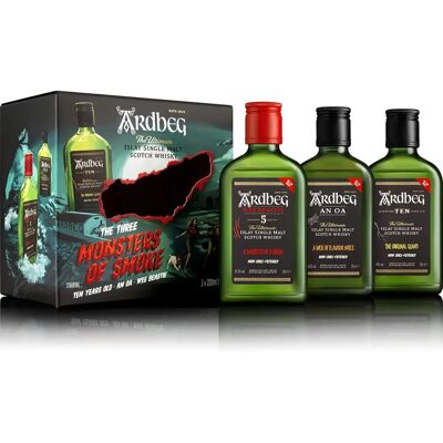 Ardbeg Die drei Monster des Rauches 3x0,2l 46-47,6% Ardbeg Die drei Monster des Rauches 3x0,2l 46-47,6%