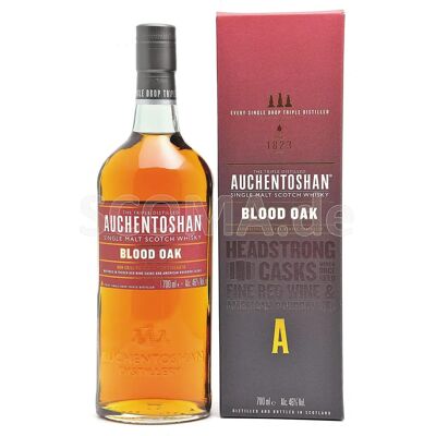 Auchentoshan Blood Oak Whisky Single Malt Édition Limitée - Whisky - Publicité Auchentoshan Blood Oak Whisky Single Malt Édition Limitée - Whisky - Publicité