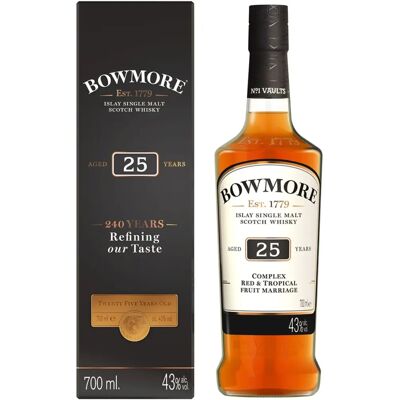 Bowmore 25 Jahre Islay Single Malt - Whisky Bowmore 25 Jahre Islay Single Malt - Whisky