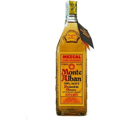Mezcal Monte Alban Con Verme di Agave - 70cl Mezcal Monte Alban Con Verme di Agave - 70cl