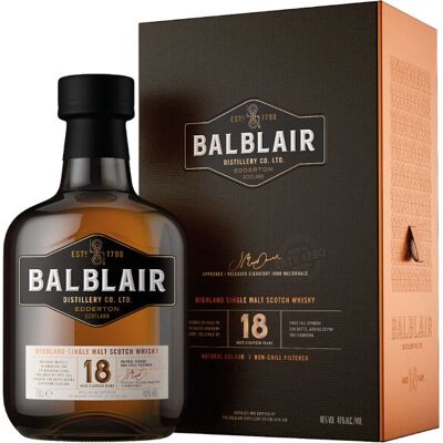 Balblair 18 Jahre alt 46,0% 0,7l Balblair 18 Jahre alt 46,0% 0,7l