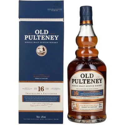 Old Pulteney 16 Jaar Single Malt - Reis exclusief Old Pulteney 16 Jaar Single Malt - Reis exclusief