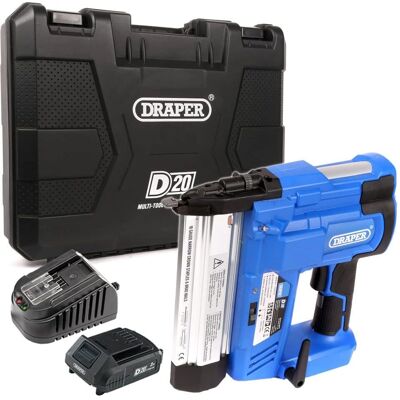 Draper D20 20V Chiodatrice/Sopraccoppa - Leggera, 60 Chiodi/Min, 100 Capacità Draper D20 20V Chiodatrice/Sopraccoppa - Leggera, 60 Chiodi/Min, 100 Capacità