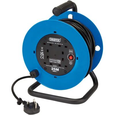 Bobina de Cable Industrial Draper de 230V y 4 Tomas - 25m Bobina de Cable Industrial Draper de 230V y 4 Tomas - 25m