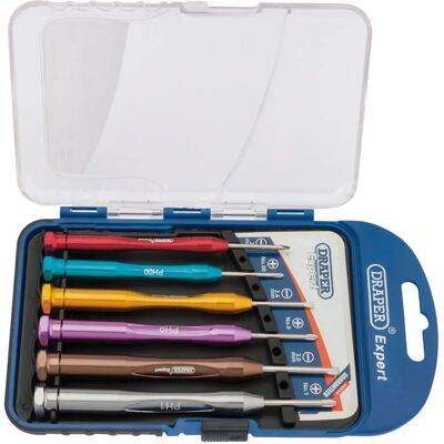 Draper Tools 03266 Schraubenzieherset - Präzision, 6 Stück Draper Tools 03266 Schraubenzieherset - Präzision, 6 Stück