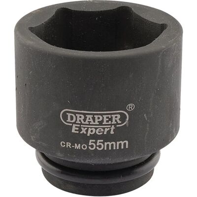 Draper Expert 55mm 3/4" Square Drive Hi-Torq Impact Socket Draper Expert 55mm 3/4" Square Drive Hi-Torq Impact Socket