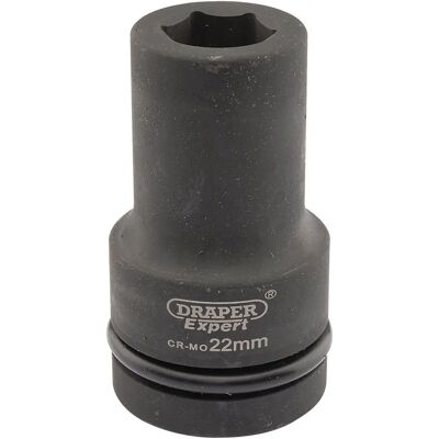 Draper 5137 Expert 22mm 1 Square Drive Hi-Torq 6 Point Deep Impact Socket Draper 5137 Expert 22mm 1 Square Drive Hi-Torq 6 Point Deep Impact Socket