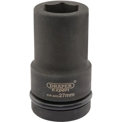 Draper Tools Draper Expert 27mm Square Drive Hi-Torq Deep Impact Socket - Socket Set Draper Tools Draper Expert 27mm Square Drive Hi-Torq Deep Impact Socket - Socket Set