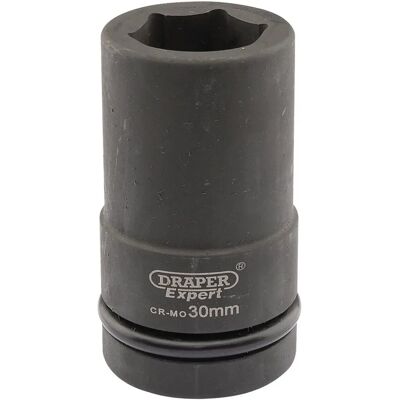 Draper Gereedschap 5145 Impact Steek - 30mm, 1" Aandrijving, Diep, 6 Punten Draper Gereedschap 5145 Impact Steek - 30mm, 1" Aandrijving, Diep, 6 Punten