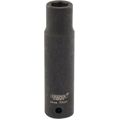 Draper Tools 05185 Socket Set - Impact, 7mm, 1/4" Drive Draper Tools 05185 Socket Set - Impact, 7mm, 1/4" Drive