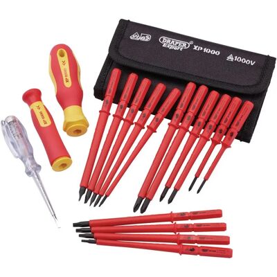 Draper Tools 05776 VDE Insulated Screwdriver Set - Professional Safety Draper Tools 05776 VDE Insulated Screwdriver Set - Professional Safety