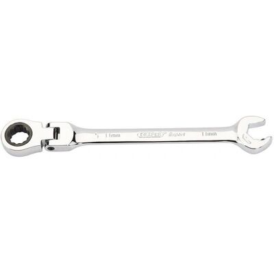 Llave de Combinación Draper 6855 11mm - Cabeza Flexible, Doble Rachet - Llave Combinada Llave de Combinación Draper 6855 11mm - Cabeza Flexible, Doble Rachet - Llave Combinada