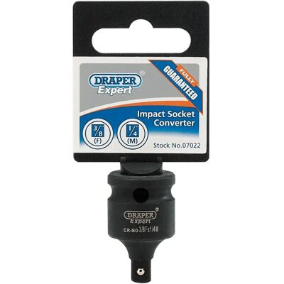 Draper 07022 Socket Converter - Impact, Chrome Molybdenum Steel Draper 07022 Socket Converter - Impact, Chrome Molybdenum Steel