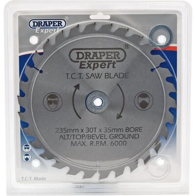Draper - 09484 - 235 x 35mm - 30-Denti - Lama della sega Draper - 09484 - 235 x 35mm - 30-Denti - Lama della sega