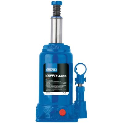 Draper Outils 13107 Cric hydraulique bouteille - Levage Élevé, 4 Tonnes Draper Outils 13107 Cric hydraulique bouteille - Levage Élevé, 4 Tonnes