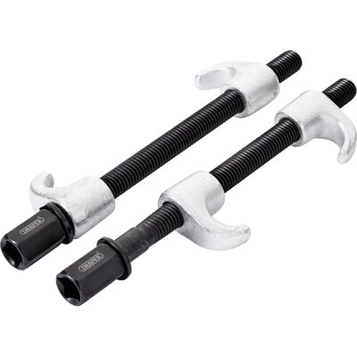 Draper 14173 Coil Spring Compressors - 250mm, Ductile Iron Hooks, Max 190mm Open Draper 14173 Coil Spring Compressors - 250mm, Ductile Iron Hooks, Max 190mm Open