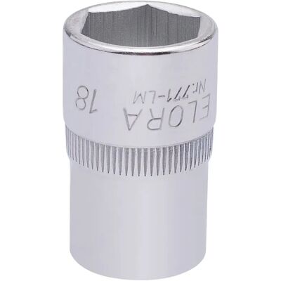 Draper Elora 15307 Hexagon Socket - 18mm, 1/2" Drive - Socket Set Draper Elora 15307 Hexagon Socket - 18mm, 1/2" Drive - Socket Set