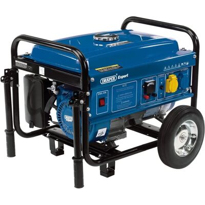 Draper Expert 16066 Petrol Generator - Recoil start, 7HP engine, Steel frame Draper Expert 16066 Petrol Generator - Recoil start, 7HP engine, Steel frame