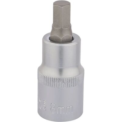 Draper 16302 Zeskantsocketbit - 1/2" Vierkant - 8mm Draper 16302 Zeskantsocketbit - 1/2" Vierkant - 8mm