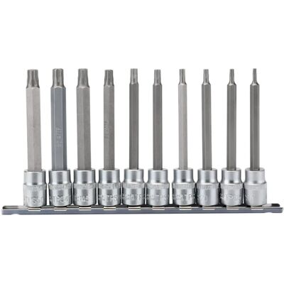 Draper - Modelo 16340 - Juego de 10 Puntas de Vaso - 3/8" Draper - Modelo 16340 - Juego de 10 Puntas de Vaso - 3/8"