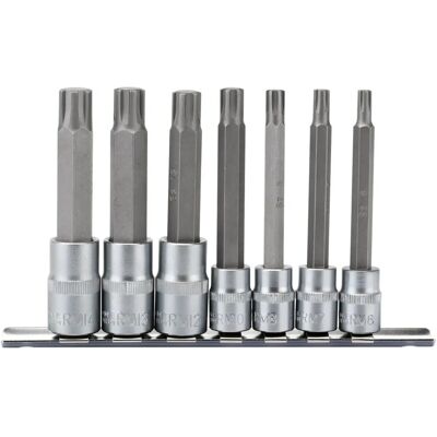 Set di bussole Draper 16346 RIBE, 3/8 e 1/2 pollici, 7 pezzi Set di bussole Draper 16346 RIBE, 3/8 e 1/2 pollici, 7 pezzi