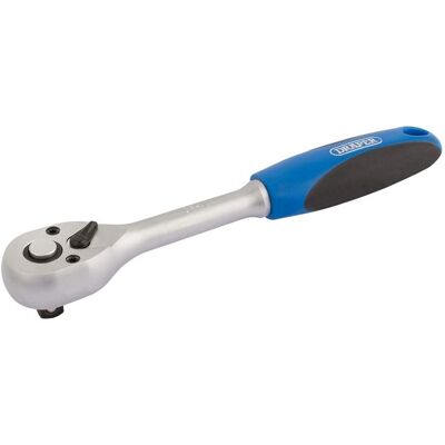Draper 16428 Blue 3/8" Reversible Soft Grip Ratchet - Ratchets Draper 16428 Blue 3/8" Reversible Soft Grip Ratchet - Ratchets