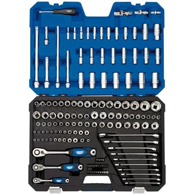 Set di bussole Draper 16460 - Chrome Vanadium, 150 Pezzi Set di bussole Draper 16460 - Chrome Vanadium, 150 Pezzi