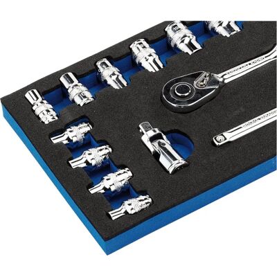 Juego de 26 piezas Draper Tools 16476 - Acero cromo-vanadio Juego de 26 piezas Draper Tools 16476 - Acero cromo-vanadio