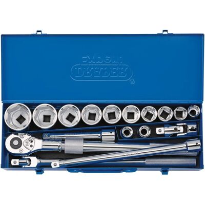 Draper Tools 16486 Juego de 17 piezas de sockets métricos Draper Tools 16486 Juego de 17 piezas de sockets métricos