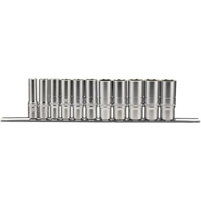 Draper Tools 16495 Socket Set - Deep Imperial 3/8" on Rail Draper Tools 16495 Socket Set - Deep Imperial 3/8" on Rail