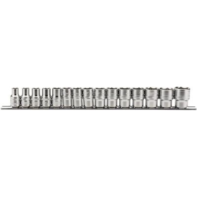 Set di 16496 Draper Tools - 15 pezzi, metrico, 1/2" quadrato Set di 16496 Draper Tools - 15 pezzi, metrico, 1/2" quadrato