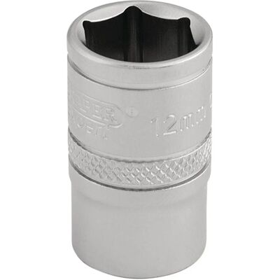 Draper 16537 Jeu de douilles - 12mm, 6 points, 3/8" Manette - Publicité Draper 16537 Jeu de douilles - 12mm, 6 points, 3/8" Manette - Publicité